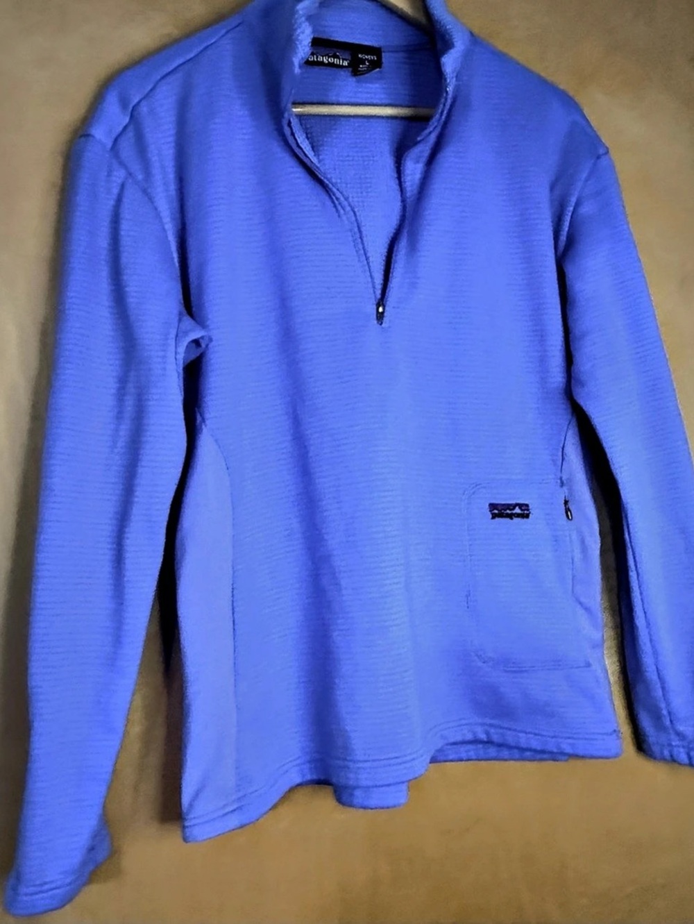 Patagonia Women's R1 Pullover Blue Fleece Size Large